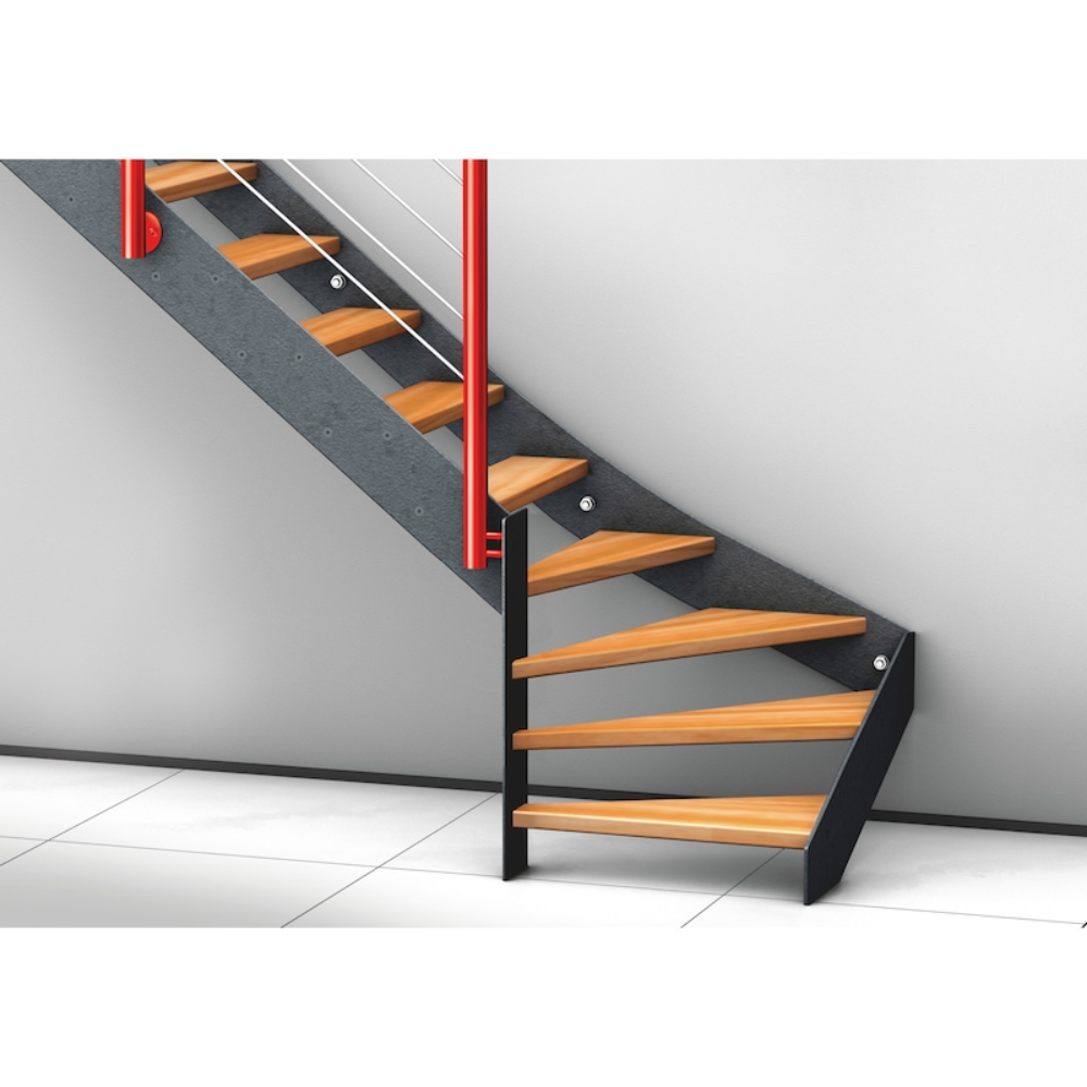 wurth-chemical-injection-mortar-wit-pm-200-anchoring-stairs Würth Chemical Injection Mortar WIT-PM 200 used for secure anchoring of metal stair railings into concrete for long-lasting stability.