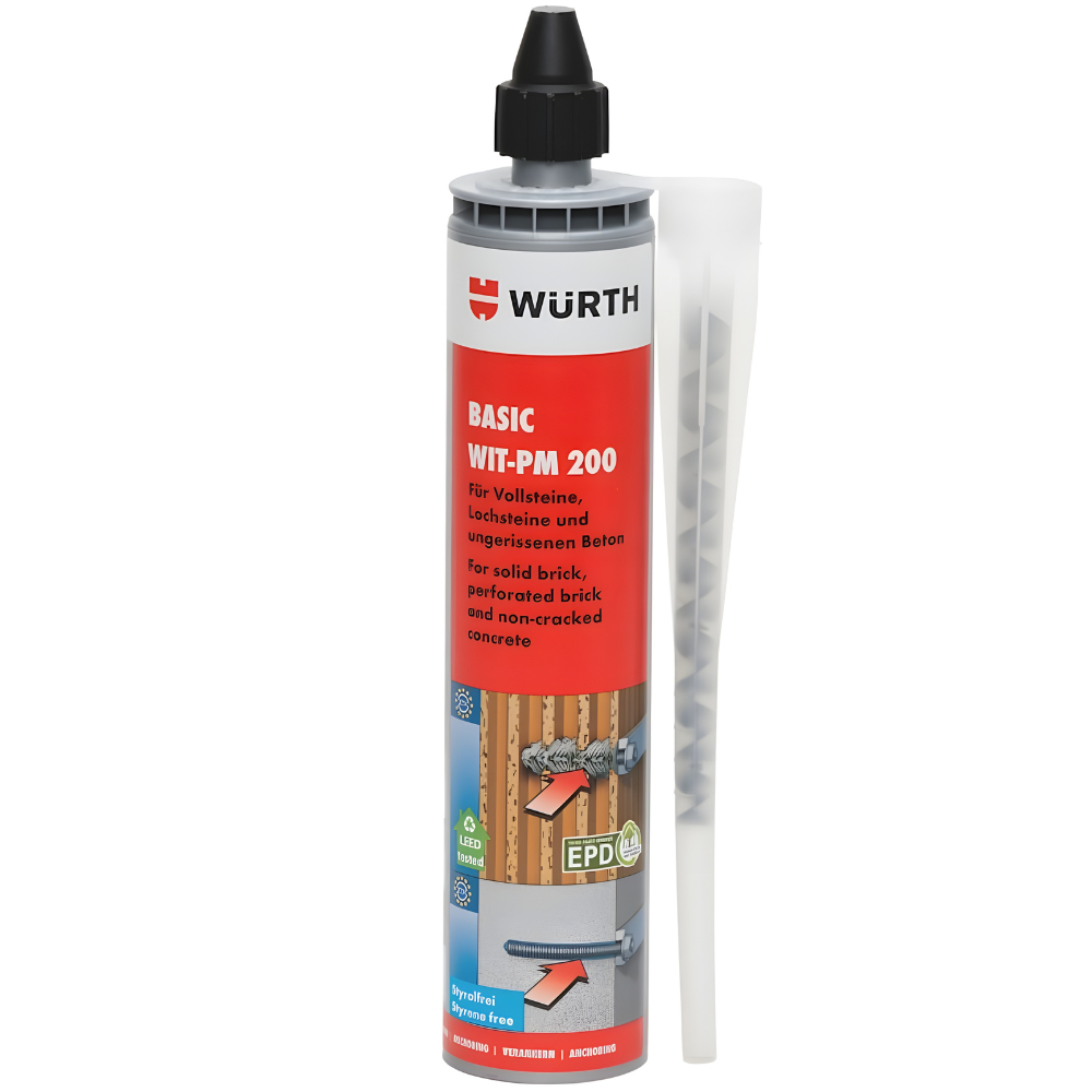 Würth WIT-PM 200 Chemical Injection Mortar 300ml – Reliable Anchoring Solution
