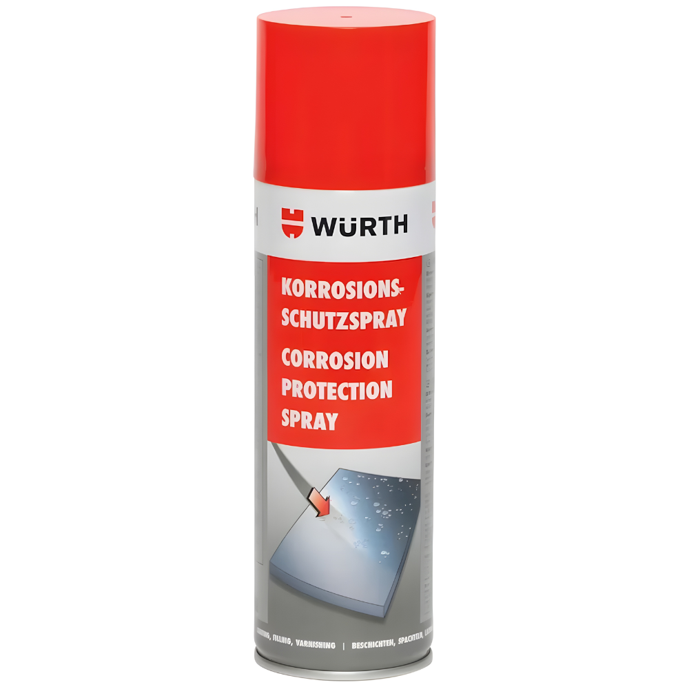 Würth Corrosion Protection Spray 300ml – Transparent Rust Prevention