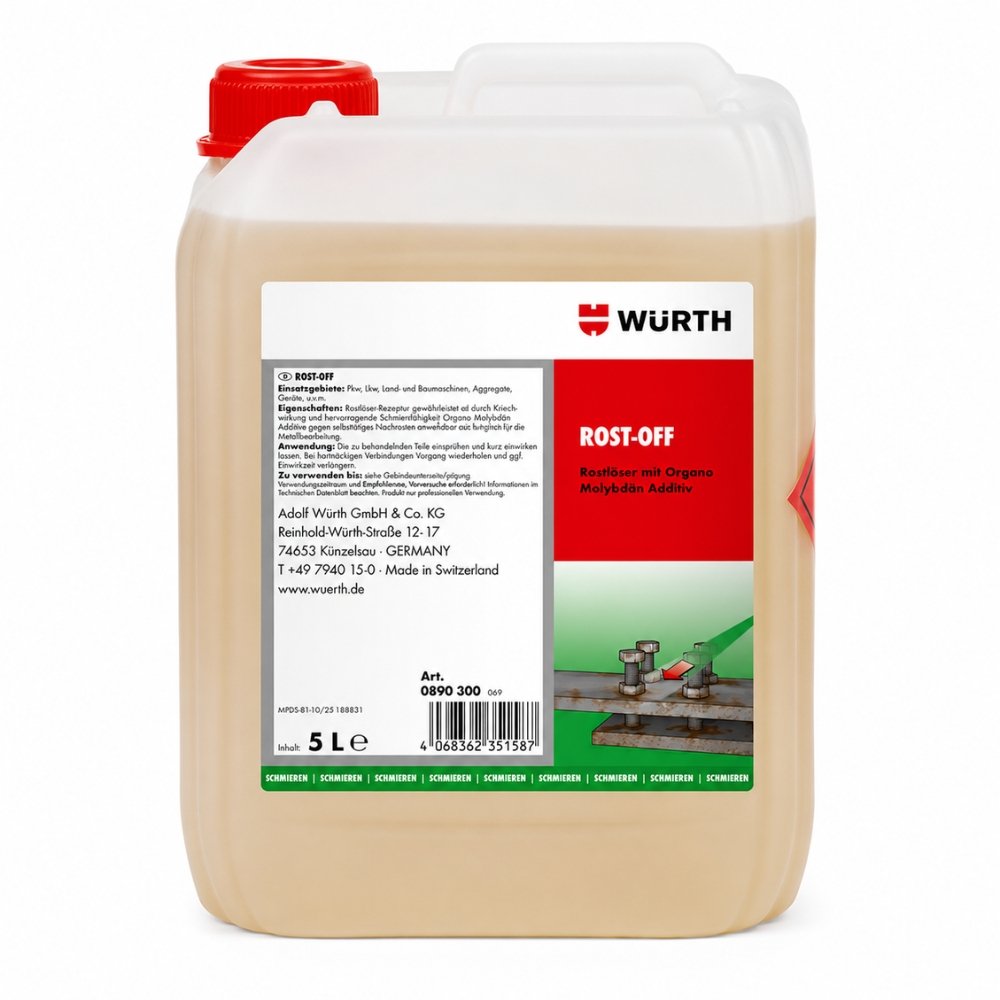 Würth Rost-Off – 5 Litre | Premium Rust Remover & Corrosion Protection