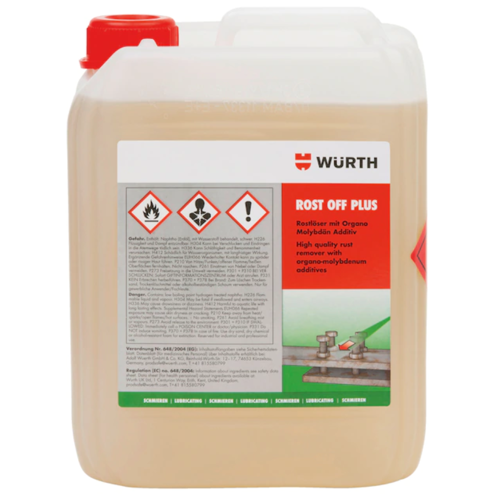 Würth Rost-Off Plus – 5 Litre | Premium Rust Remover & Corrosion Protection