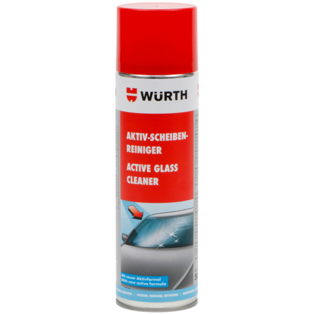 Würth Active Glass Cleaner 500 ml | Streak-Free Versatile Cleaner