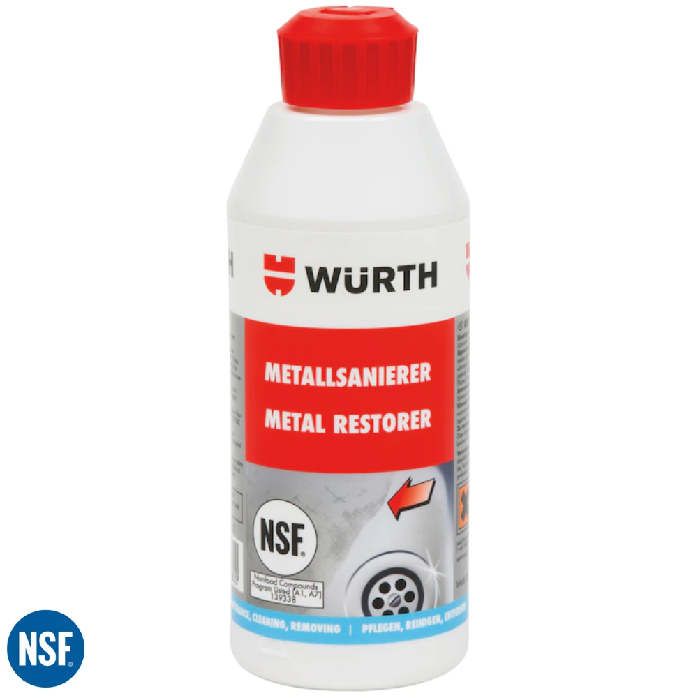 Würth Metal Restorer Paste – 400 g | Effective Cleaner for Oxidation and Rust Removal