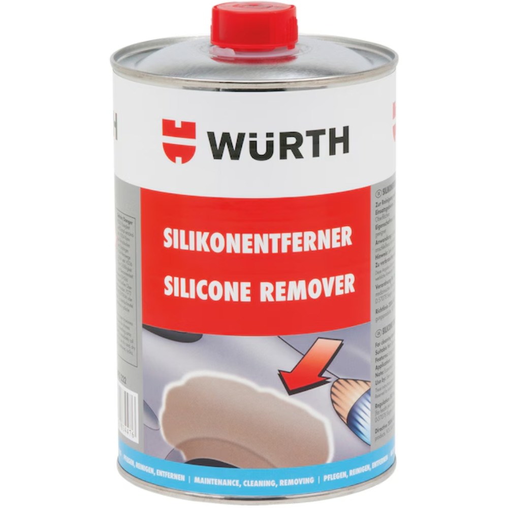 Würth Silicone Remover – 1 Litre | Effective Cleaner & Degreaser