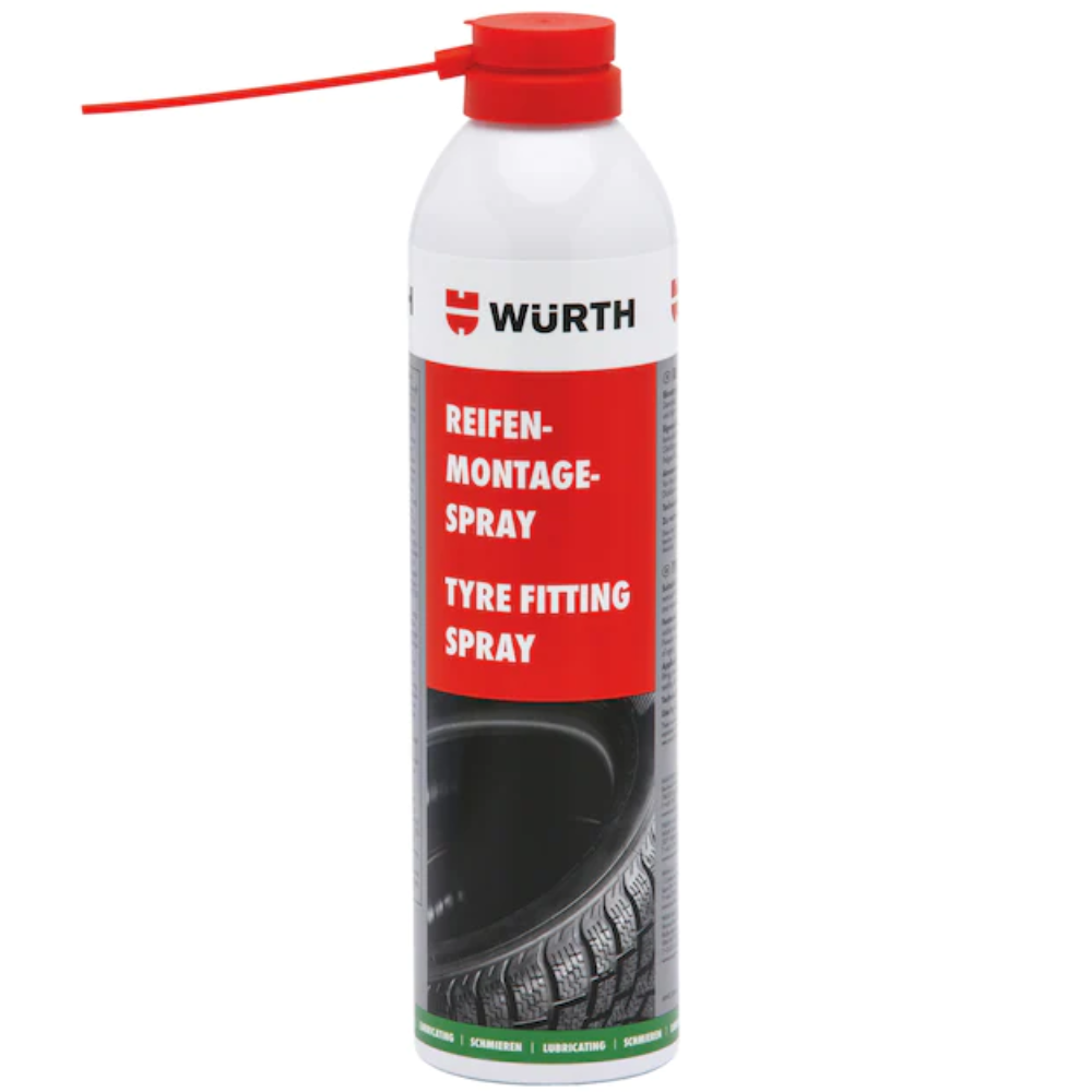 Würth Tyre Fitting Spray – 400 ml Aerosol | Ideal for Run-Flat and Motorcycle Tyres