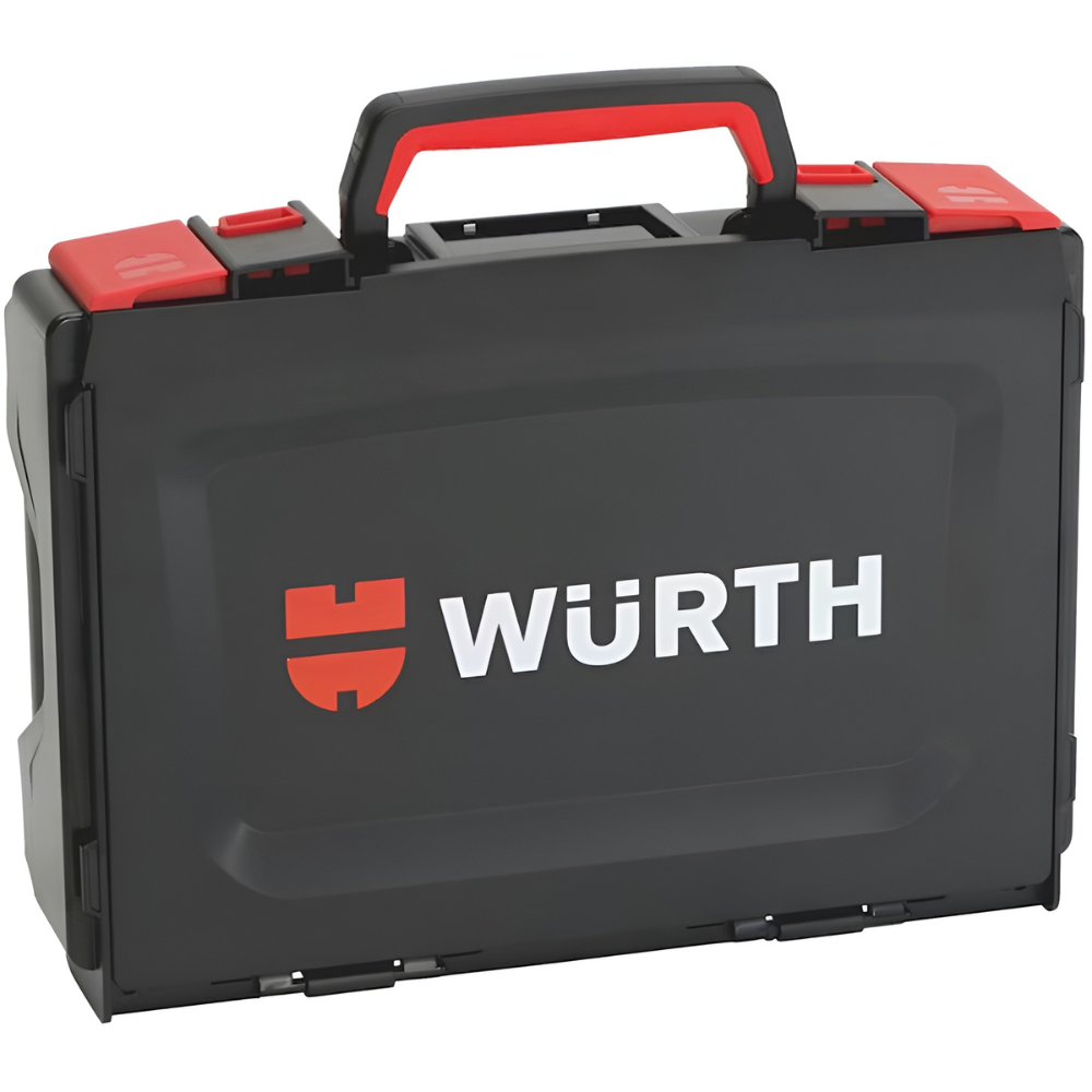 wurth-orsy-system-box-4-4-1-standing-handle-up Würth Orsy System Box 4.4.1 standing with handle up – portable storage for tools, small parts, and consumables