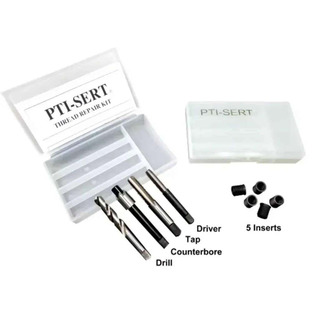 TIME-SERT® M8 x 1 Thread Repair Kit – 9 Piece Set for Durable Repairs