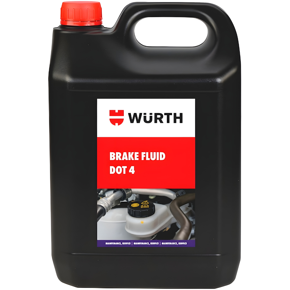 Würth DOT 4 Brake Fluid 5L – High-Performance Hydraulic Fluid