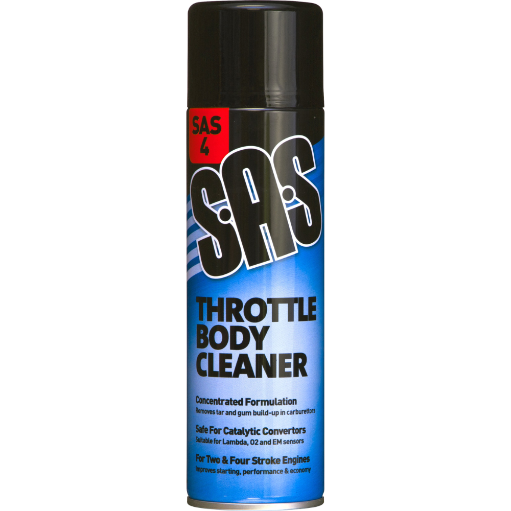 SAS Throttle Body Cleaner – Engine Deposit Remover – 500ml (Pack of 6)