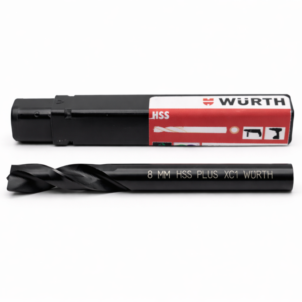 Würth® 8mm HSS Spot Weld Drill Bit – 78mm (C1 Series) – Professional Panel Cutter
