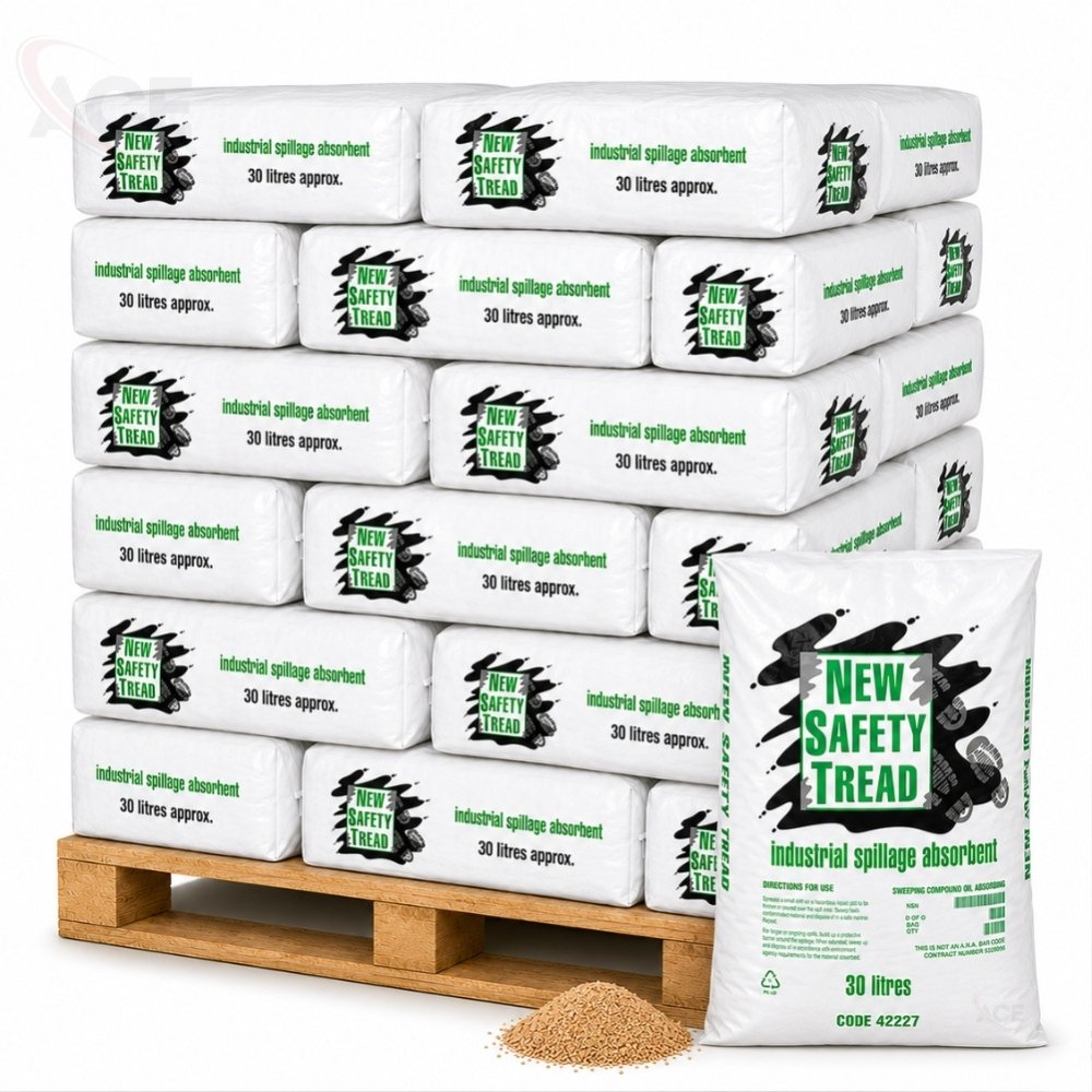 Safety Tread Absorbent Granules Pallet – 30 x 30L Bags