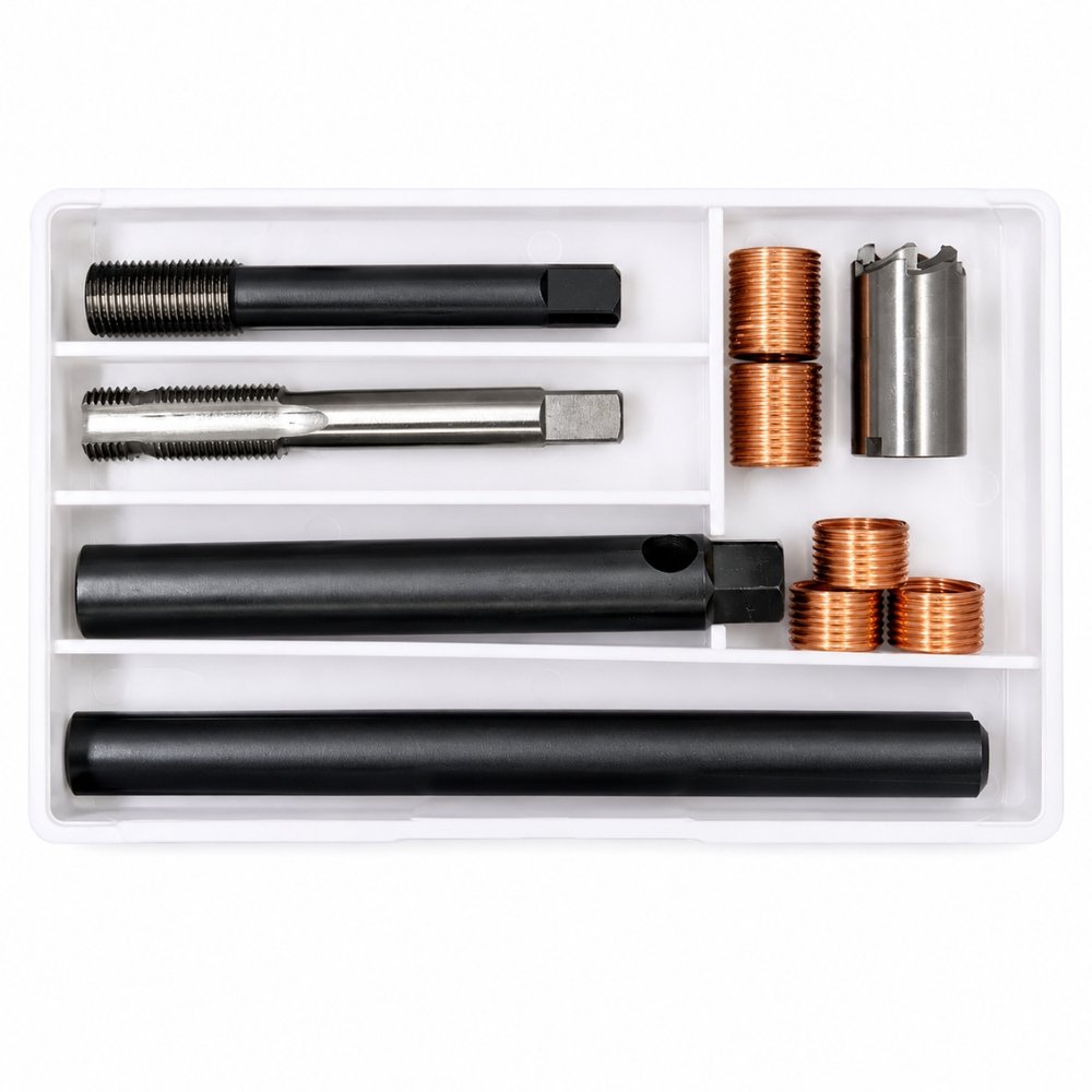 TIME-SERT 4412-321 M14 x 1.25 washer seat spark plug thread repair kit with installation tools and inserts