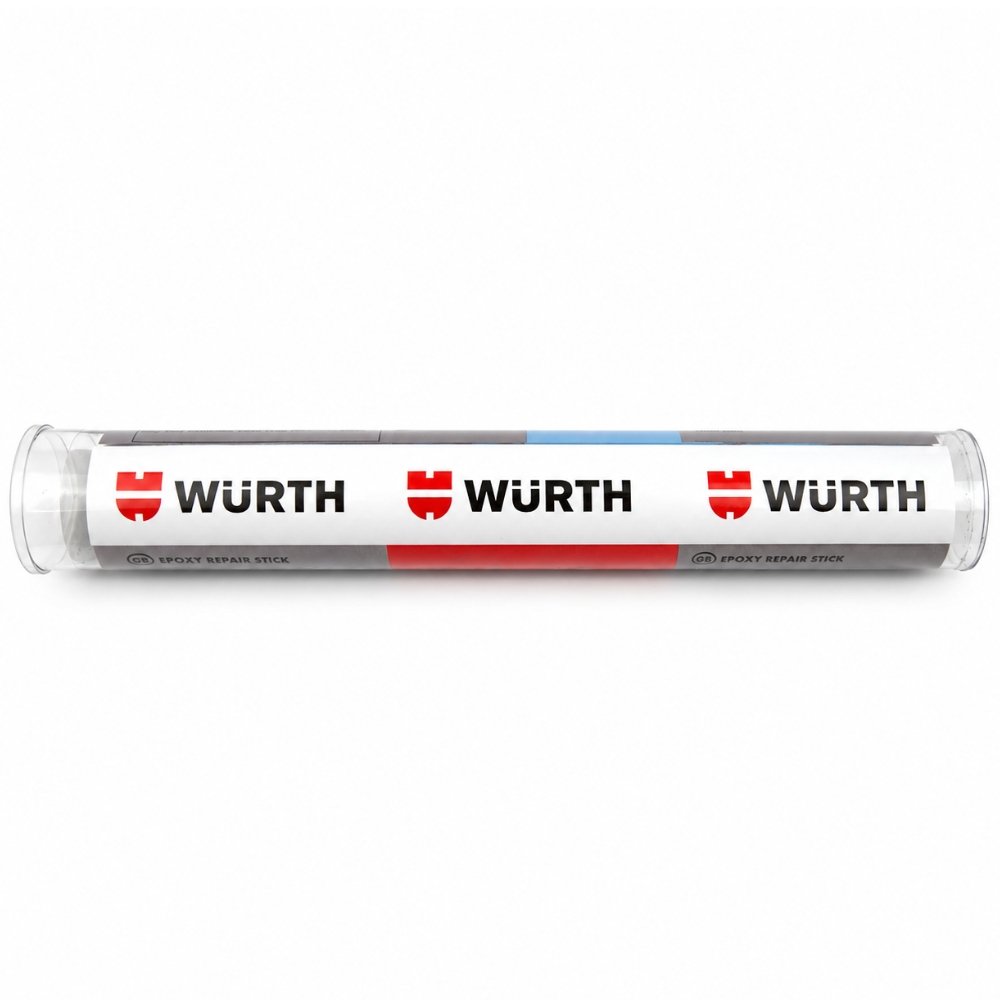 Rear packaging of Würth Aluminium Epoxy Repair Stick 150mm showing product information