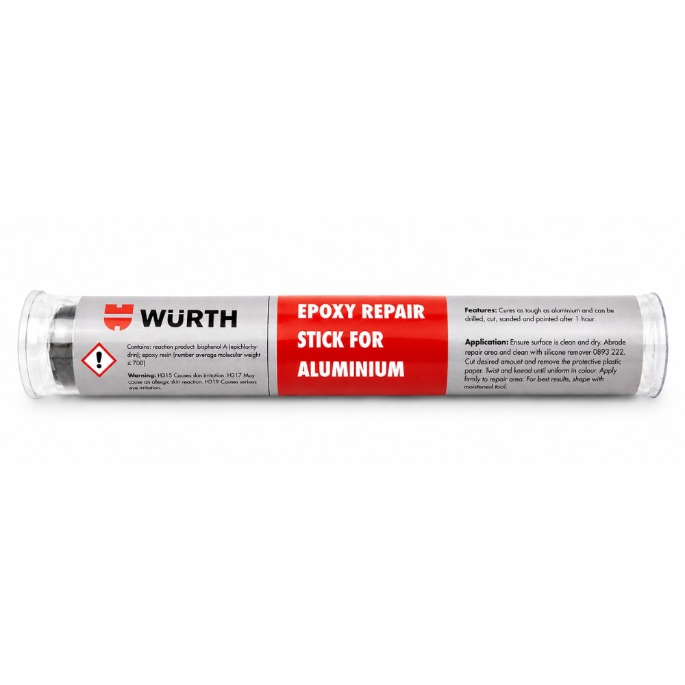 Würth Aluminium Epoxy Repair Stick 150mm for aluminium alloy repairs