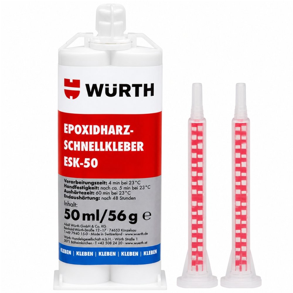 Würth Fast-Acting Epoxy Resin Adhesive ESK-50 – 50ml