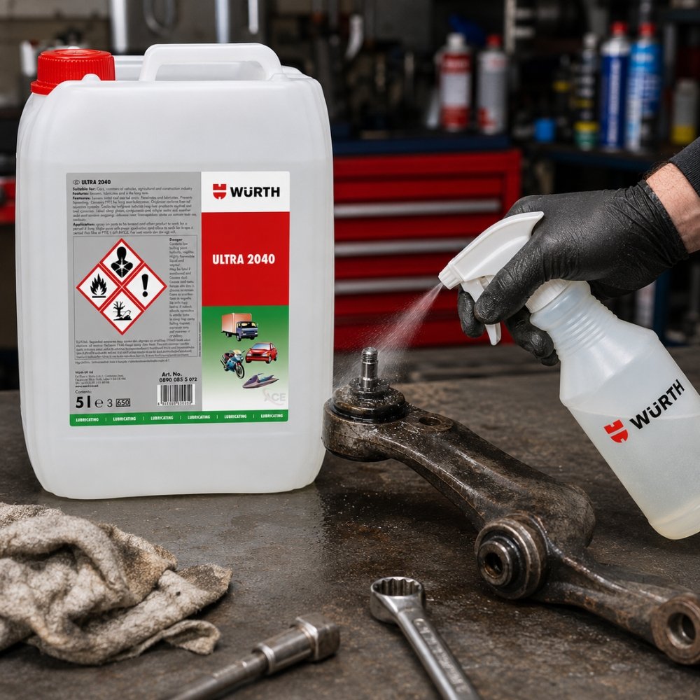 Würth Ultra 2040 Multi-Purpose Lubricant used on machinery, vehicles and moving components