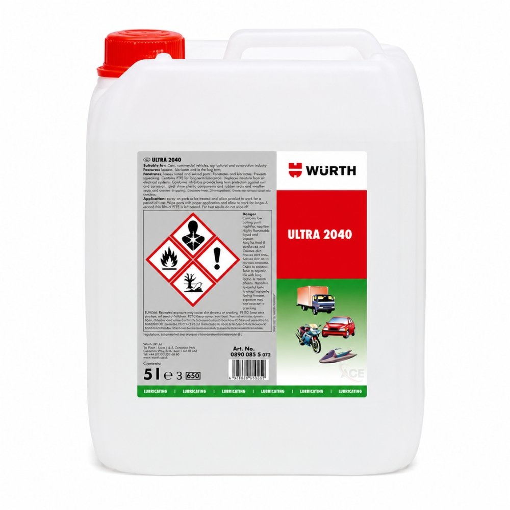 Würth Ultra 2040 Multi-Purpose Lubricant – 5 Litre